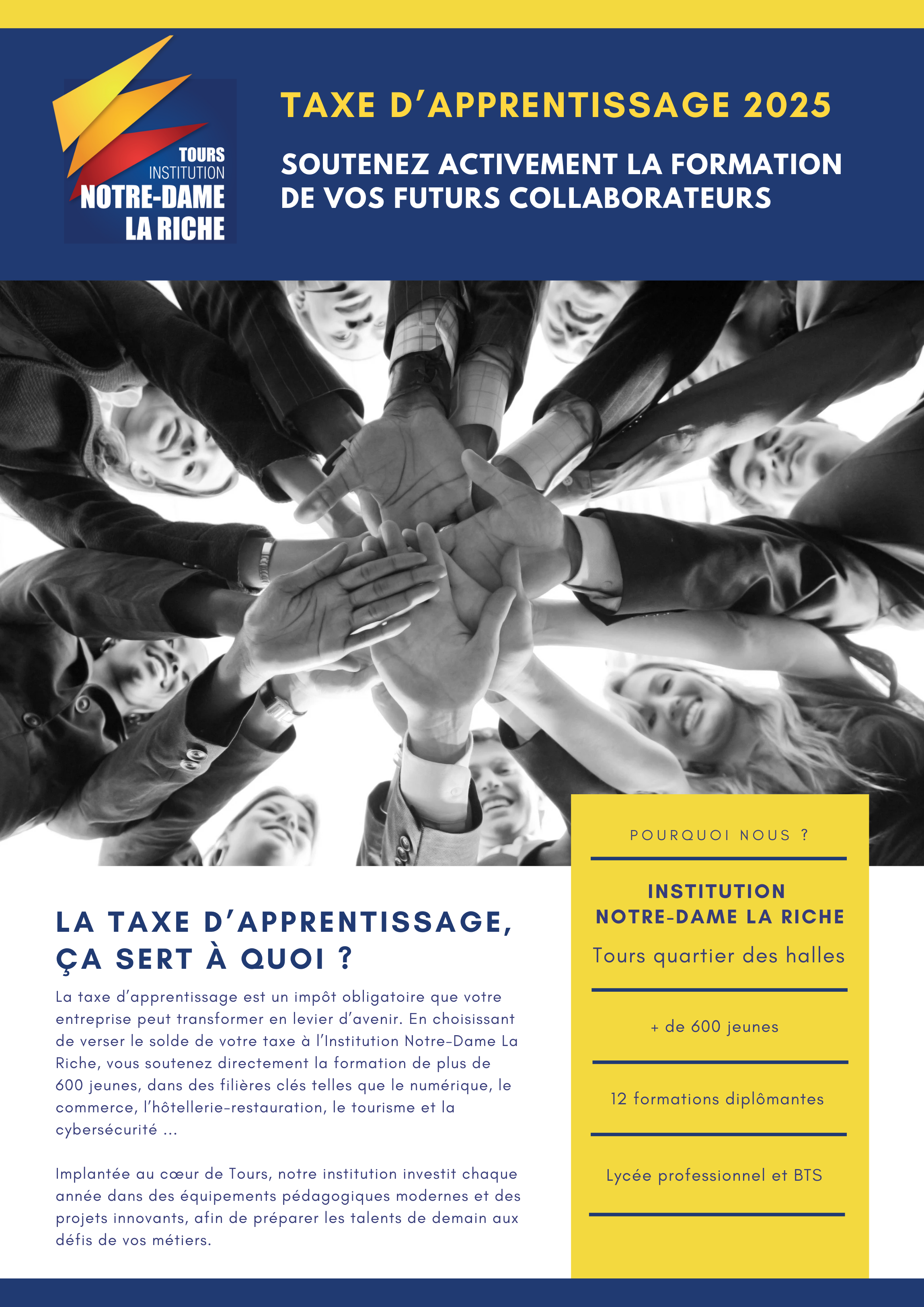 soutenez des projets concrets et locaux avec la taxe apprentissage lycee professionnel technologique