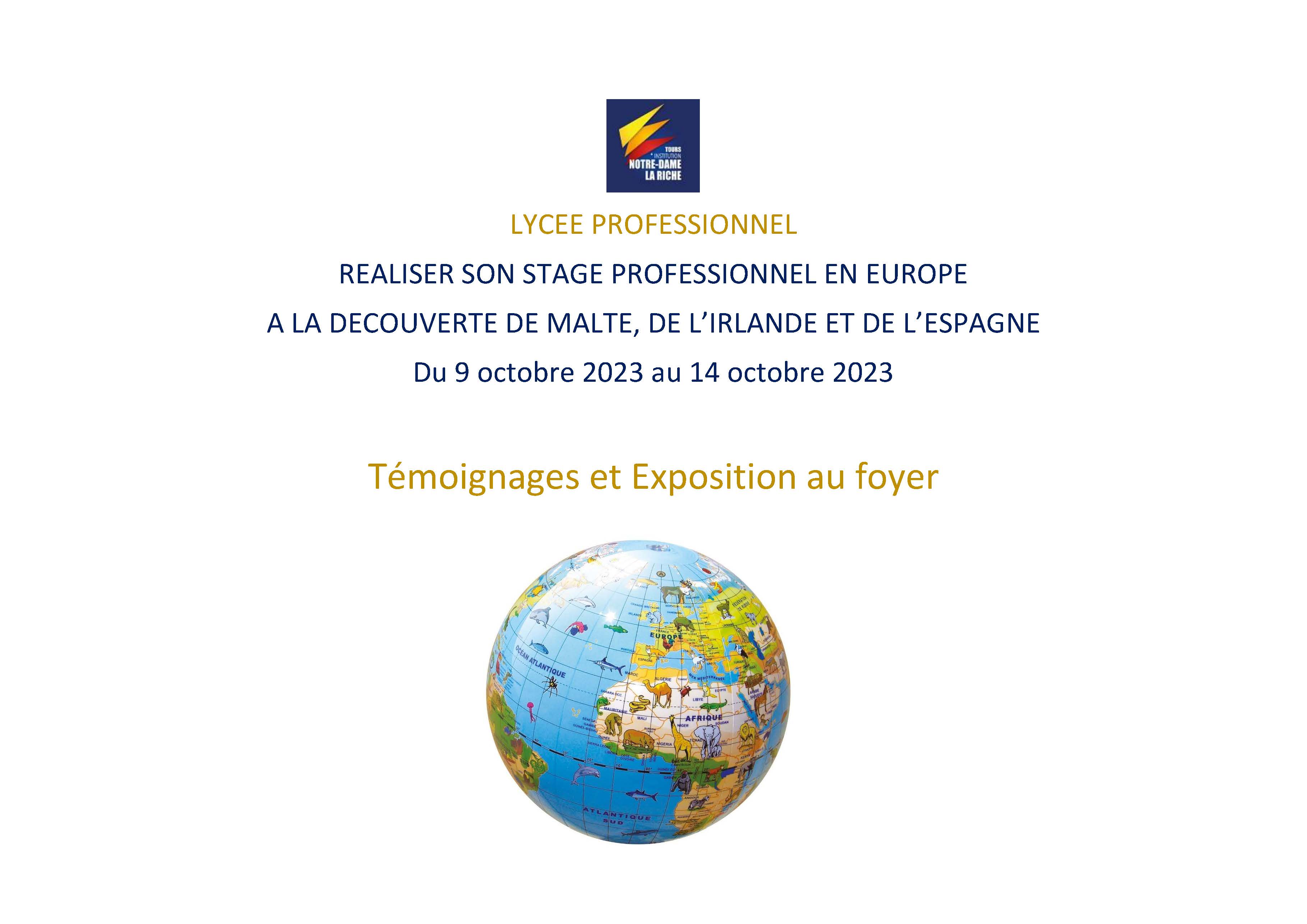 ERASMUS DAYS 2023 au lycée pro