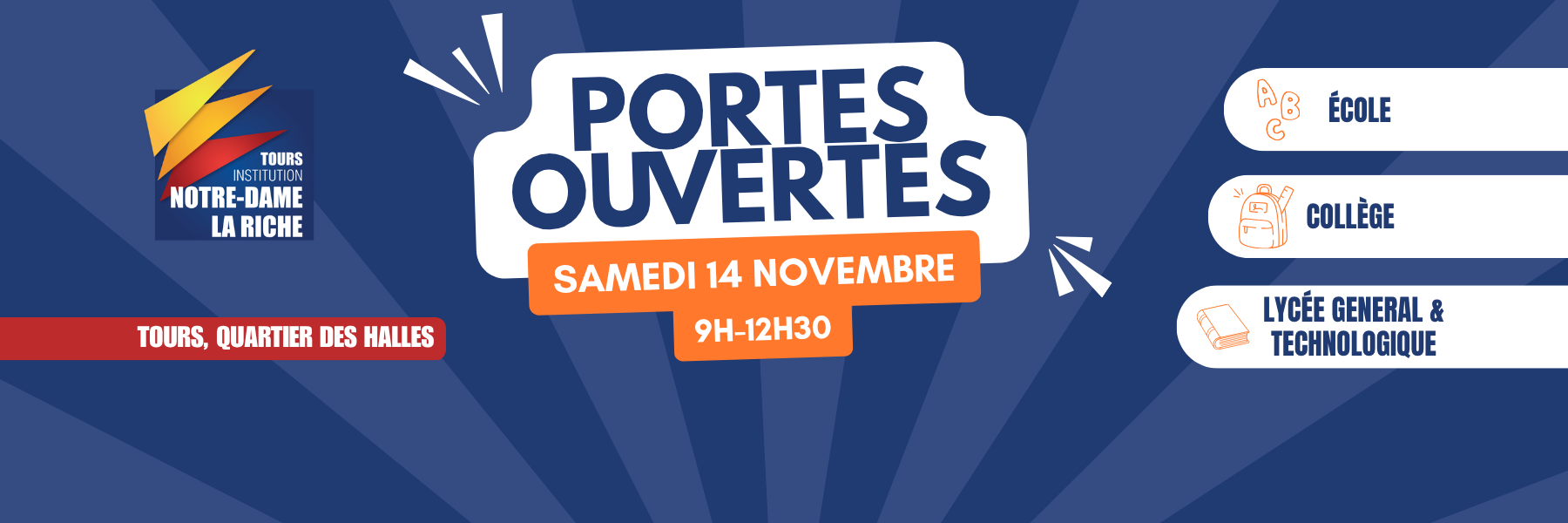 Portes ouvertes notre dame la riche le 14 novembre