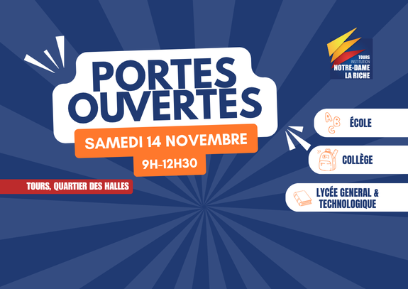 Portes ouvertes notre dame la riche le 14 novembre